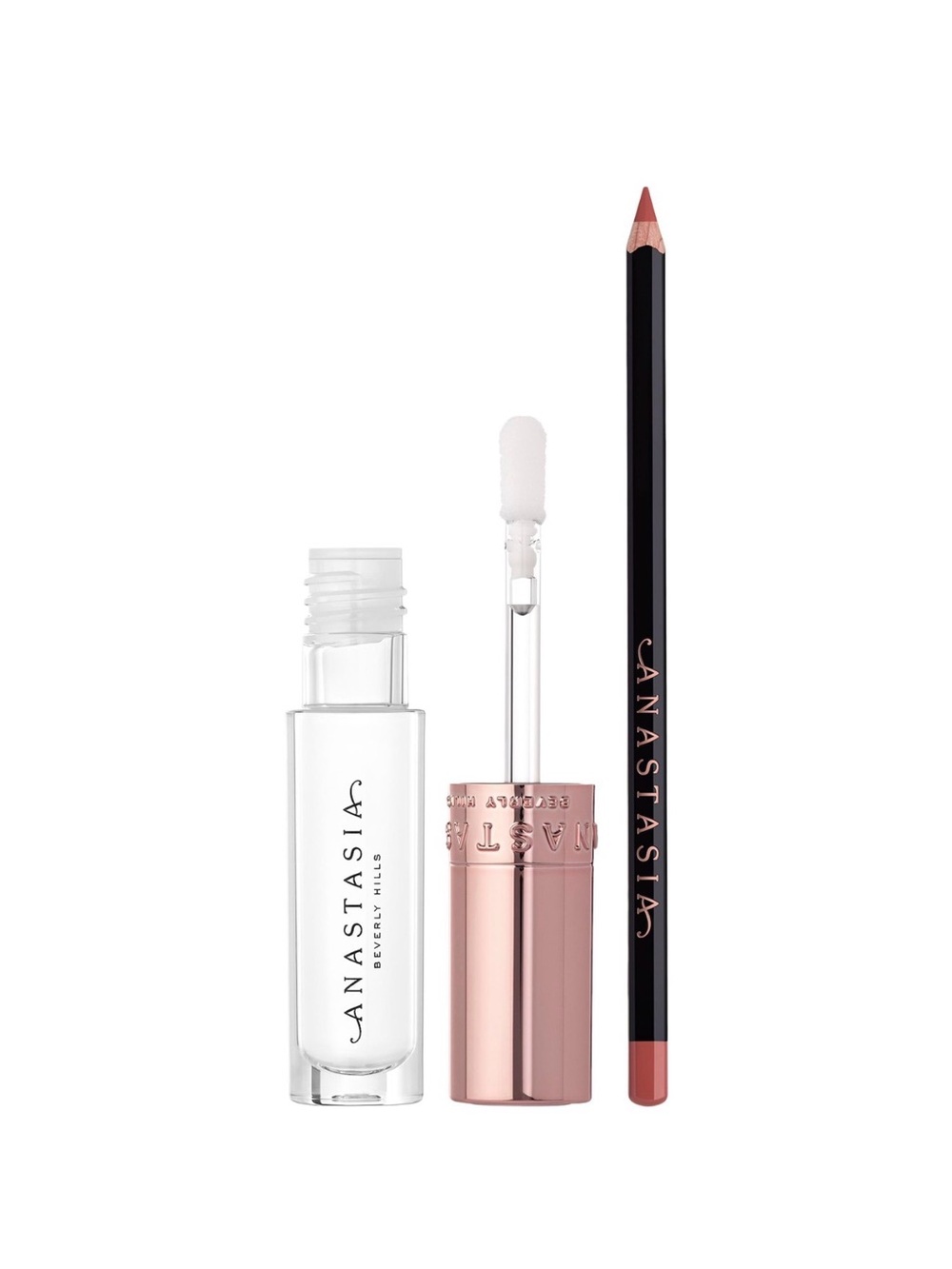 Perfect your lip combo Anastasia Beverly Hills Clear Gloss & Nude Lip Liner